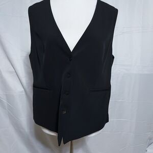H&M Black Satin Vest